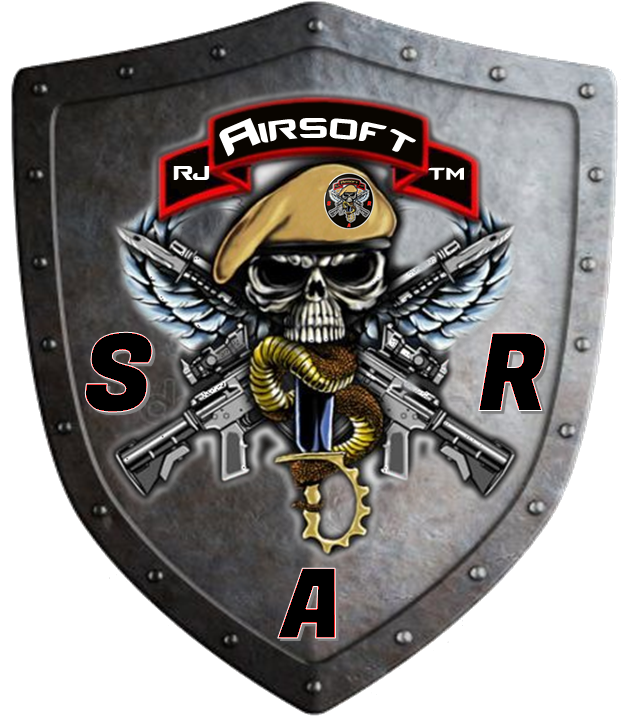 Logomarca da equipe Squad Airsoft Rio